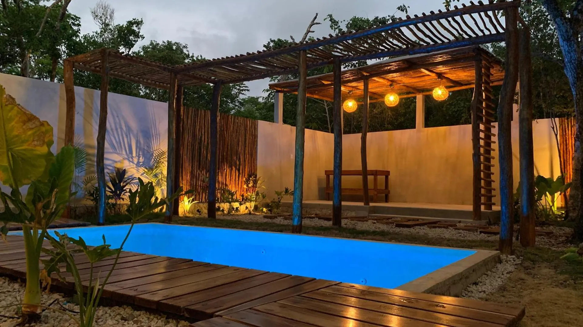 トゥルム Casa Calu Cozy & Confortable Jungle House With Poollヴィラ メキシコ