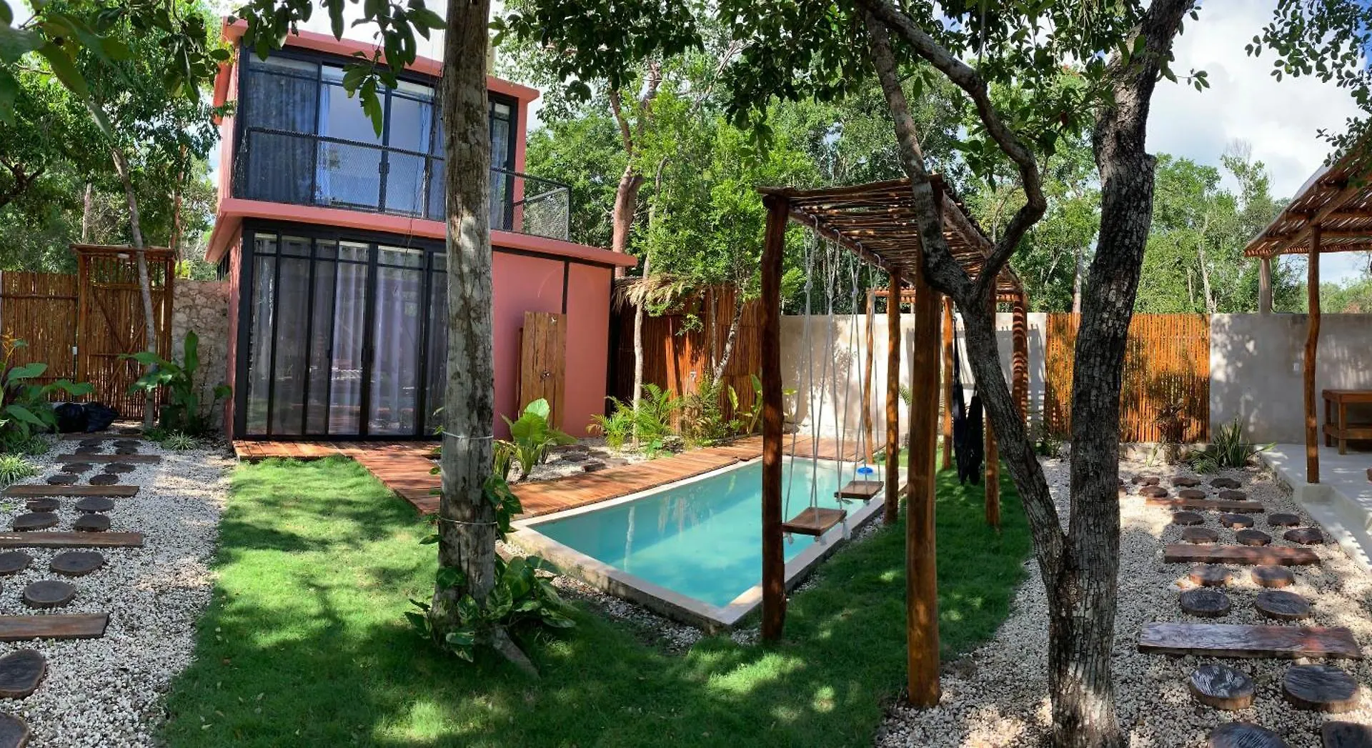 トゥルム Casa Calu Cozy & Confortable Jungle House With Poollヴィラ